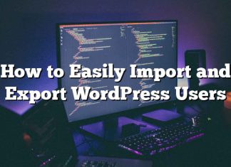 Cómo importar y exportar fácilmente usuarios de WordPress