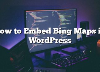 Cómo incrustar Bing Maps en WordPress