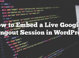Cómo incrustar una sesión de Hangouts de Google+ en vivo en WordPress
