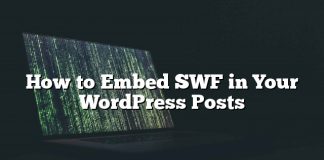 Cómo insertar SWF en tus publicaciones de WordPress