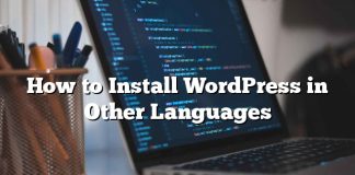 Cómo instalar WordPress en otros idiomas