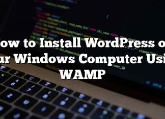Cómo instalar WordPress en su computadora con Windows usando WAMP