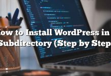 Cómo instalar WordPress en un subdirectorio (paso a paso)