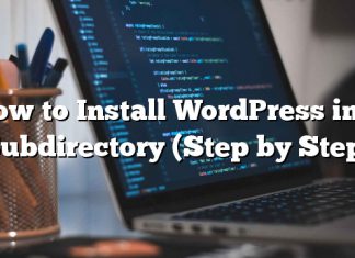 Cómo instalar WordPress en un subdirectorio (paso a paso)