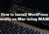 Cómo instalar WordPress localmente en Mac usando MAMP
