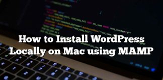 Cómo instalar WordPress localmente en Mac usando MAMP