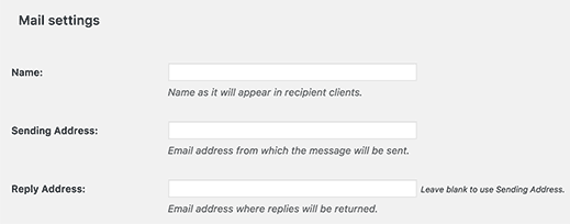 sendgrid-plugin-mail-settings Editar configuraciones de correo en la configuración del complemento SendGrid en WordPress
