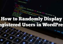 Cómo mostrar aleatoriamente usuarios registrados en WordPress