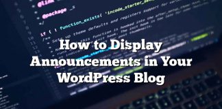 Cómo mostrar anuncios en su blog de WordPress