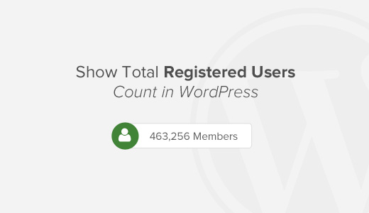 Cómo mostrar el número total de usuarios registrados en WordPress 