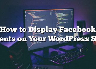 Cómo mostrar eventos de Facebook en su sitio de WordPress