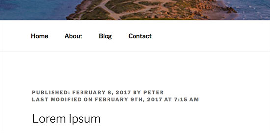 Última fecha actualizada en la publicación meta Última fecha actualizada en la publicación meta