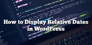 Cómo mostrar las fechas relativas en WordPress