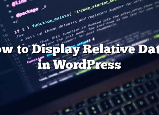 Cómo mostrar las fechas relativas en WordPress