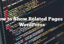 Cómo mostrar páginas relacionadas en WordPress