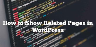 Cómo mostrar páginas relacionadas en WordPress