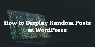 Cómo mostrar publicaciones aleatorias en WordPress