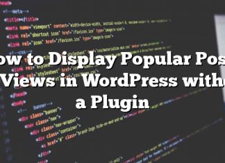 Cómo mostrar publicaciones populares por vistas en WordPress sin un complemento