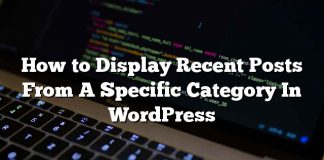 Cómo mostrar publicaciones recientes de una categoría específica en WordPress