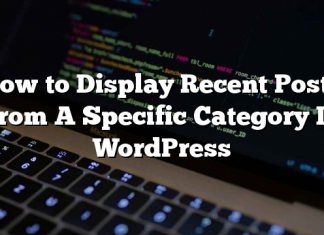 Cómo mostrar publicaciones recientes de una categoría específica en WordPress