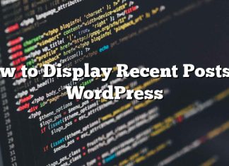 Cómo mostrar publicaciones recientes en WordPress