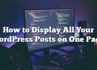 Cómo mostrar todas tus publicaciones de WordPress en una página