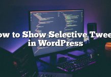 Cómo mostrar Tweets Selectivos en WordPress