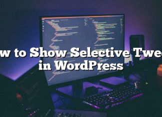 Cómo mostrar Tweets Selectivos en WordPress