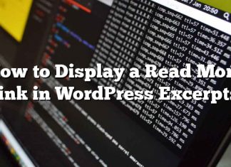 Cómo mostrar un enlace Leer más en WordPress Extractos