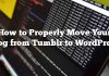 Cómo mover correctamente tu blog de Tumblr a WordPress