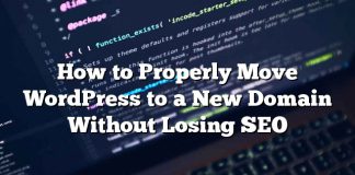 Cómo mover correctamente WordPress a un nuevo dominio sin perder SEO