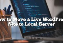 Cómo mover un sitio de WordPress vivo a un servidor local