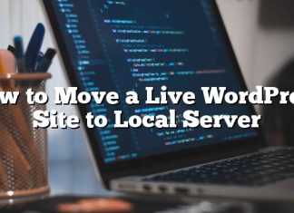 Cómo mover un sitio de WordPress vivo a un servidor local