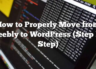 Cómo moverse correctamente de Weebly a WordPress (paso a paso)