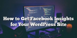 Cómo obtener información de Facebook para su sitio de WordPress