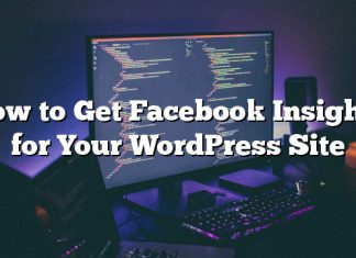 Cómo obtener información de Facebook para su sitio de WordPress