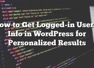 Cómo obtener información de usuario registrada en WordPress para obtener resultados personalizados