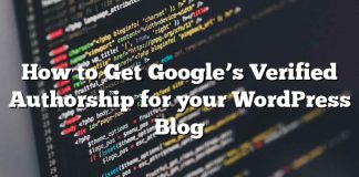 Cómo obtener la autoría verificada de Google para su blog de WordPress