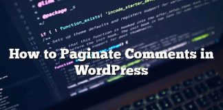 Cómo paginar comentarios en WordPress