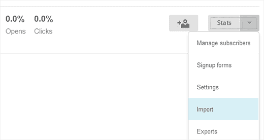 Importar suscriptores en MailChimp Importar suscriptores en MailChimp