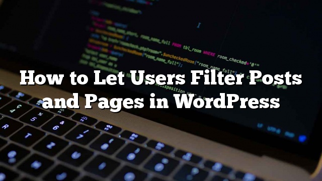 Cómo permitir a los usuarios filtrar publicaciones y páginas en WordPress_5d9ee3cf5aa3e.jpeg