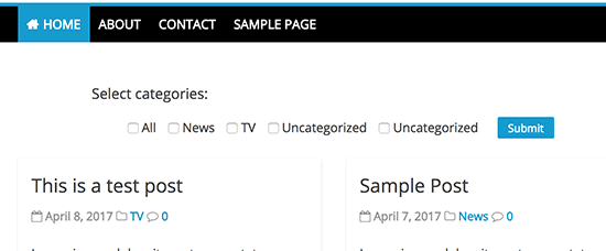 Permitir a los usuarios seleccionar varios elementos en el filtro usando la casilla de verificación Permitir a los usuarios seleccionar varios elementos en el filtro usando la casilla de verificación