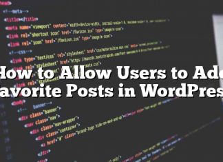 Cómo permitir que los usuarios agreguen publicaciones favoritas en WordPress