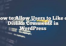 Cómo permitir que los usuarios tengan o no los comentarios en WordPress