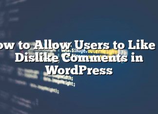 Cómo permitir que los usuarios tengan o no los comentarios en WordPress