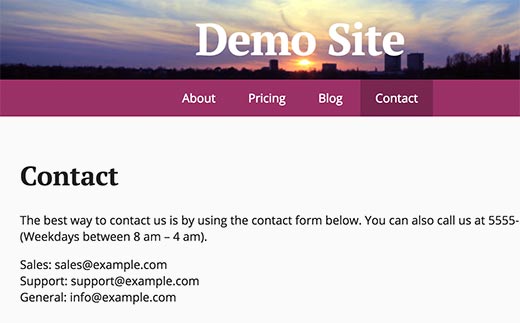 Direcciones de correo electrónico mostradas a usuarios humanos en el navegador 