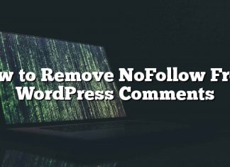 Cómo quitar NoFollow From WordPress Comentarios