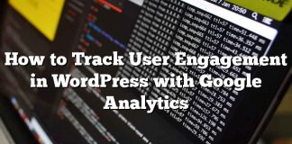 Cómo rastrear el compromiso del usuario en WordPress con Google Analytics