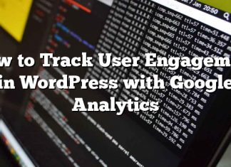Cómo rastrear el compromiso del usuario en WordPress con Google Analytics