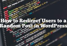Cómo redirigir a los usuarios a una publicación aleatoria en WordPress